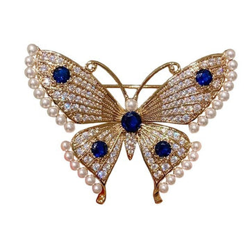XSB172 - Elegant Butterfly Saree Brooch